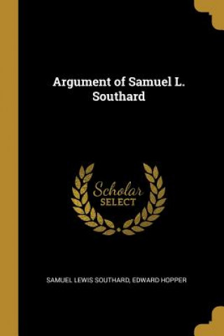 Buch Argument of Samuel L. Southard Edward Hopper Samuel Lewis Southard