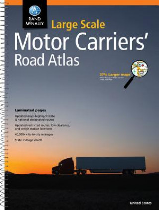 Könyv Rand McNally Large Scale Motor Carriers' Road Atlas Rand Mcnally