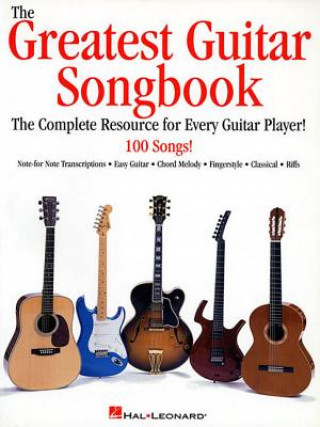Könyv The Greatest Guitar Songbook Hal Leonard Corp