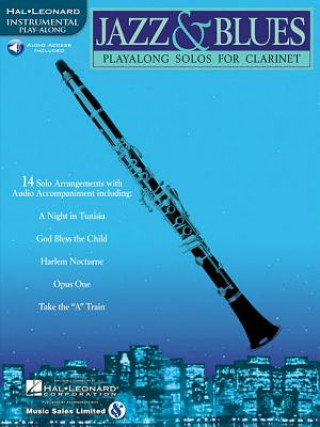 Kniha Jazz & Blues: Play-Alongs Solos for Clarinet Hal Leonard Corp
