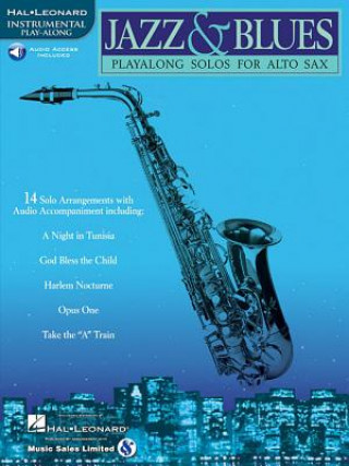 Kniha Jazz & Blues: Play-Along Solos for Alto Sax [With] Hal Leonard Corp