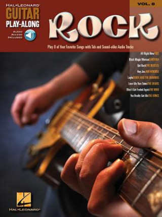 Livre Rock: Guitar Play-Along Volume 8 Hal Leonard Corp