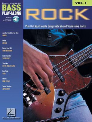 Könyv Rock: Bass Play-Along Volume 1 [With CD (Audio)] Hal Leonard Corp