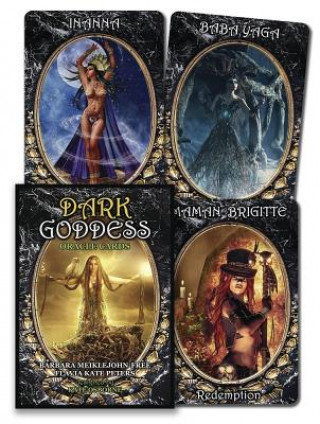 Tlačovina Dark Goddess Oracle Cards Barbara Meiklejohn-Free
