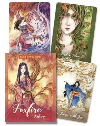 Книга Foxfire: The Kitsune Oracle Cards Lucy Cavendish