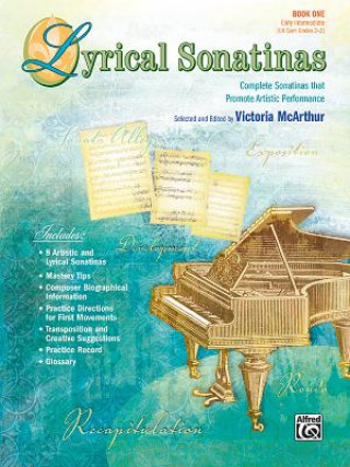 Livre Lyrical Sonatinas, Bk 1 Victoria McArthur