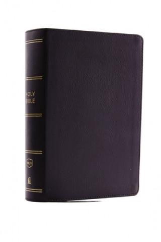 Könyv NKJV, Compact Single-Column Reference Bible, Genuine Leather, Black, Red Letter Edition, Comfort Print Thomas Nelson