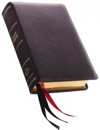 Книга NKJV, Single-Column Reference Bible, Premium Leather, Black, Sterling Edition, Comfort Print Thomas Nelson