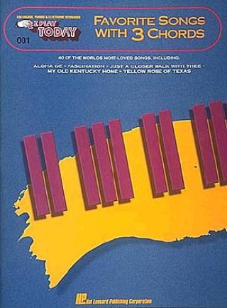Carte Favorite Songs with 3 Chords Hal Leonard Corp