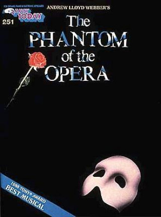 Kniha Phantom of the Opera: E-Z Play Today Volume 251 Andrew Lloyd Webber