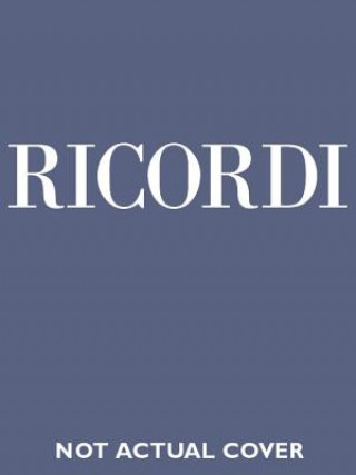 Kniha Jubilate, O Amoeni Chori E Gloria Rv588 (Introduzione Al Gloria Rv639/Rv639a): Critical Edition Score Antonio Vivaldi