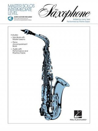 Könyv Master Solos Intermediate Level - Alto Sax: Book/Online Audio [With CD Audio] Hal Leonard Corp