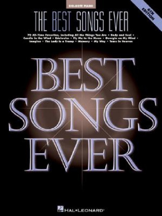 Książka The Best Songs Ever Hal Leonard Publishing Corporation