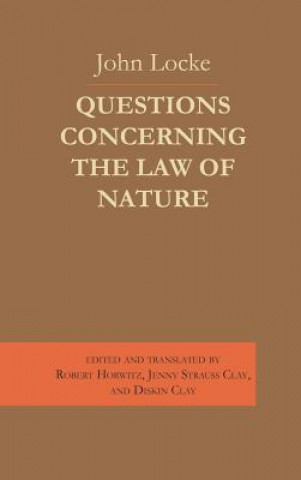 Kniha Questions Concerning the Law of Nature John Locke