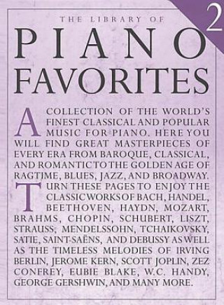 Kniha Library of Piano Favorites - Volume 2 Hal Leonard Corp