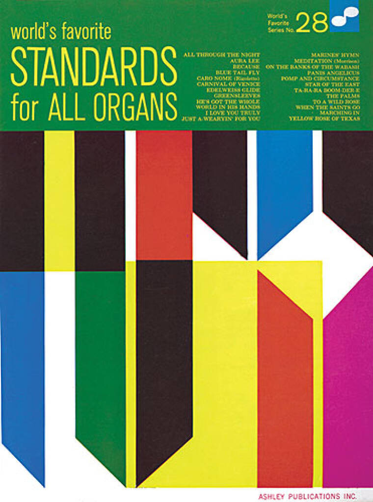 Libro Standards for All Organs 28 Worlds Favorite Hal Leonard Corp
