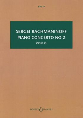 Kniha Piano Concerto No. 2, Op. 18: Hawkes Pocket Score 17 Sergei Rachmaninoff