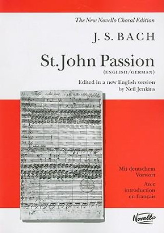 Könyv St. John Passion Johann Sebastian Bach