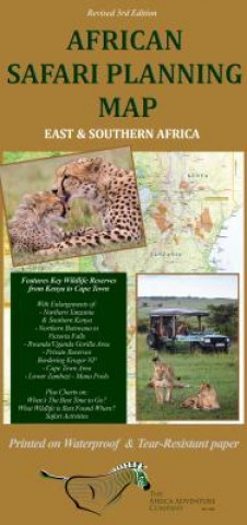 Prasa African Safari Planning Map Mark W. Nolting