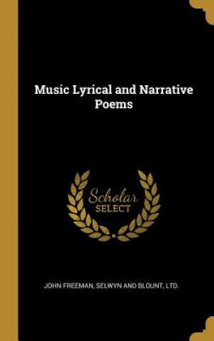 Kniha Music Lyrical and Narrative Poems John Freeman