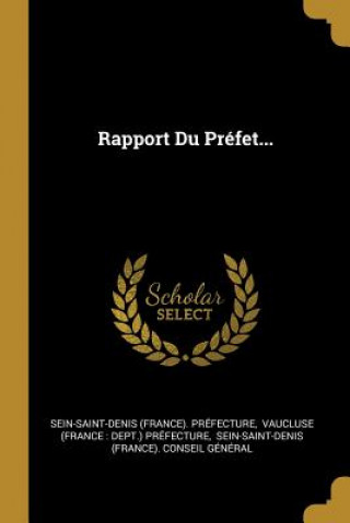 Carte Rapport Du Préfet... Sein-Saint-Denis (France) Prefecture