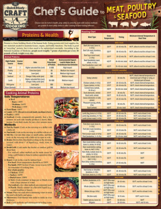 Boek Chef's Guide to Meat, Poultry & Seafood: A Quickstudy Laminated Reference Kathleen Grathwol