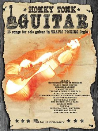 Könyv Honky Tonk Guitar: 16 Songs for Solo Guitar in Travis Picking Style David Hamburger