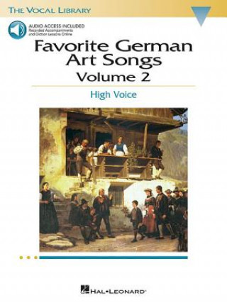 Kniha Favorite German Art Songs - Volume 2: The Vocal Library High Voice [With CD] Hal Leonard Corp