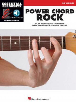 Książka Power Chord Rock: Mid Beginner [With CD (Audio)] Hal Leonard Corp