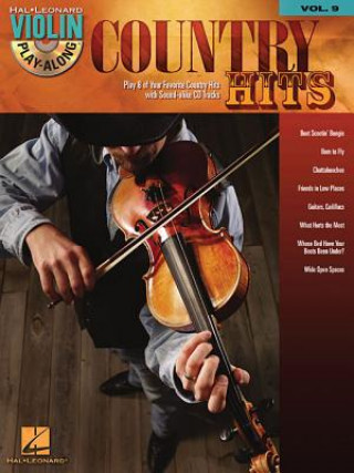 Carte Violin Play-Along Volume 9 Country Hits - Book/Online Audio [With CD (Audio)] Hal Leonard Corp