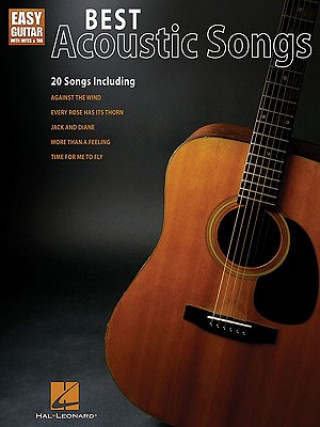 Kniha Best Acoustic Songs Hal Leonard Corp