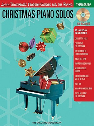 Könyv Christmas Piano Solos: Third Grade [With CD] Hal Leonard Corp