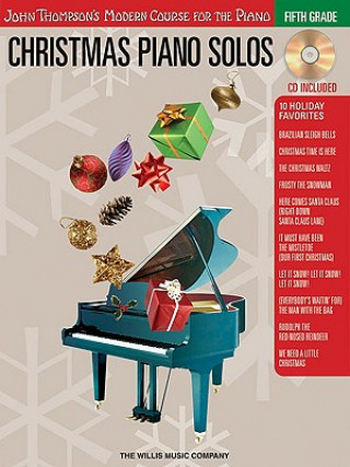 Carte Christmas Piano Solos, Fifth Grade [With CD] Hal Leonard Corp