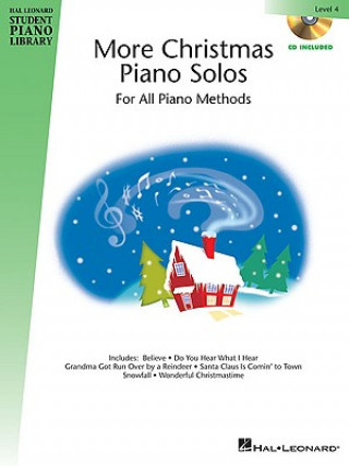 Книга More Christmas Piano Solos for All Piano Methods, Level 4 [With CD (Audio)] Hal Leonard Publishing Corporation