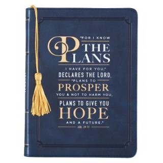 Könyv Journal Lux-Leather Flexcover for I Know the Plans Christian Art Gifts