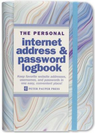 Kalendář/Diář Internet Log Bk Blue Agate Inc Peter Pauper Press