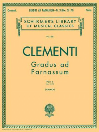Carte Gradus Ad Parnassum - Book 2: Schirmer Library of Classics Volume 168 Piano Solo Muzio Clementi