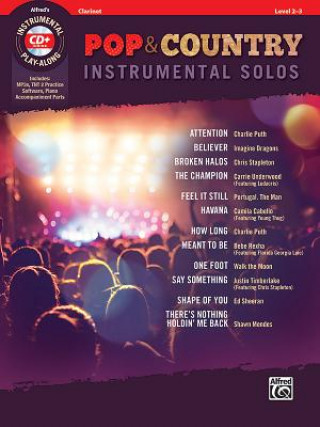 Könyv Pop & Country Instrumental Solos Clarinet: Book & CD Bill Galliford