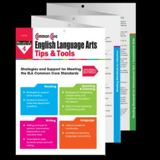 Carte Common Core Ela Tips & Tools Grade 4 Teacher Resource Learning Newmark