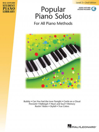 Könyv Popular Piano Solos - Level 3: Hal Leonard Student Piano Library Book with Online Audio [With CD (Audio)] Hal Leonard Corp