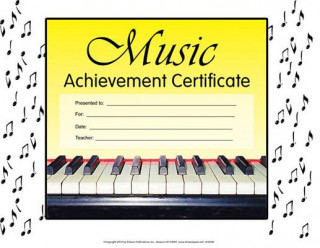 Carte Music Achievement Certificate 