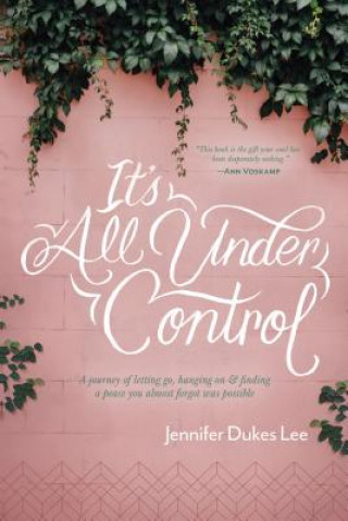 Book It's All Under Control: A Journey of Letting Go, Hanging On, and Finding a Peace You Almost Forgot Was Possible Jennifer Dukes Lee