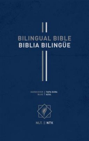Книга Bilingual Bible / Biblia Bilingüe Nlt/Ntv (Hardcover, Blue) Tyndale
