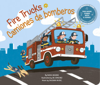 Kniha Fire Trucks / Camiones de Bomberos Nadia Higgins