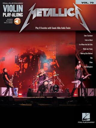Carte Metallica: Violin Play-Along Volume 70 Metallica