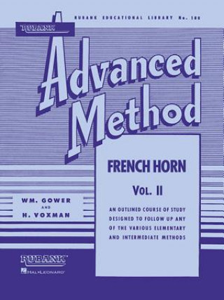 Carte Rubank Advanced Method - French Horn in F or E-Flat, Vol. 2 H. Voxman