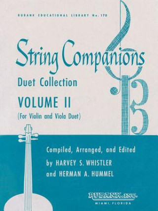 Kniha String Companions, Volume 2: Violin and Viola Duet Collection Published in Score Form Herman Hummel