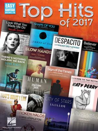 Könyv Top Hits of 2017 Hal Leonard Corp