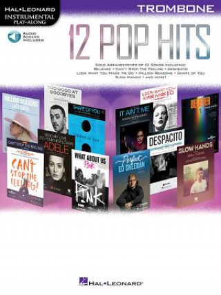 Könyv 12 Pop Hits: Trombone Hal Leonard Corp