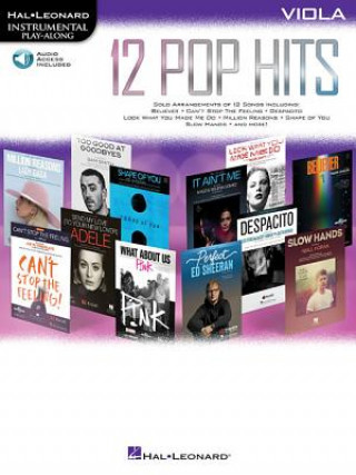 Kniha 12 Pop Hits: Viola Hal Leonard Corp